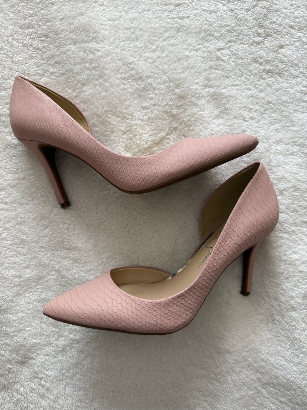 Jessica Simpson Dusty Rose Pointed D'Orsay Pumps - Picture 4 of 4